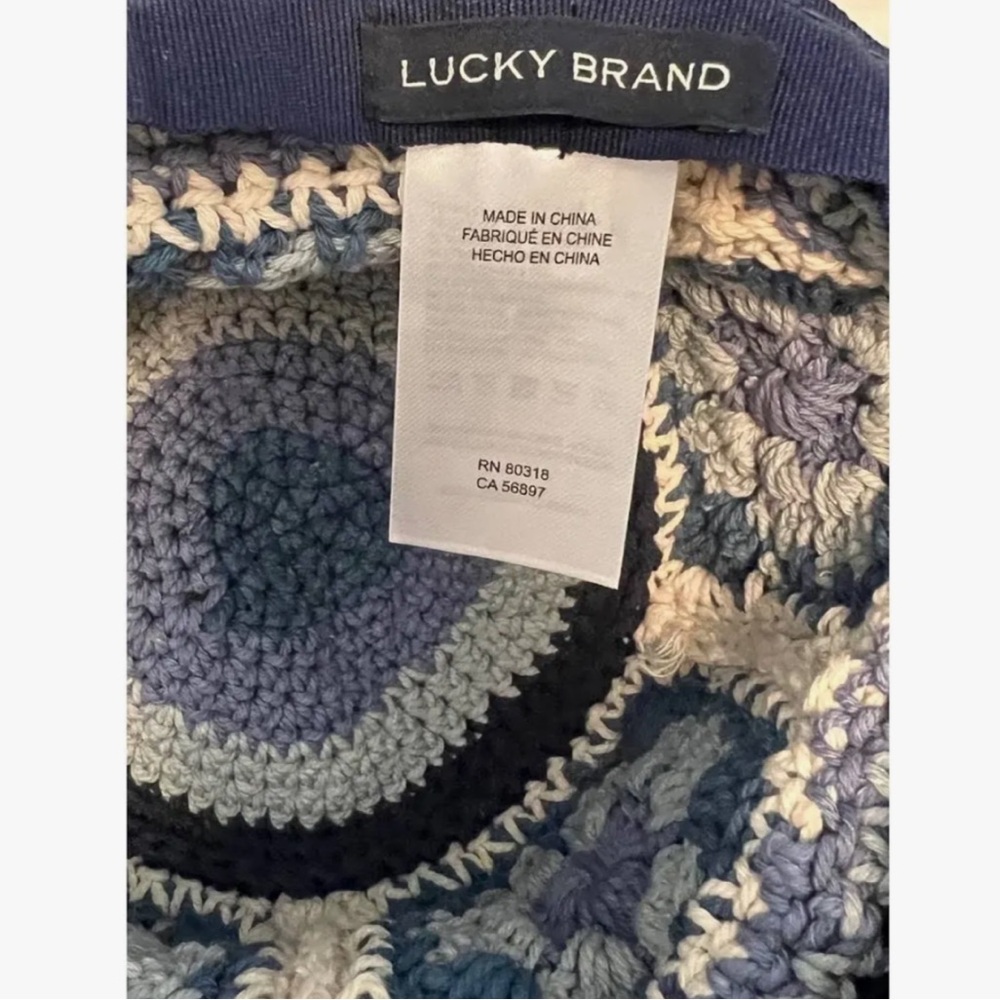 Lucky Brand Crochet Bucket Hat - Picture 2 of 2